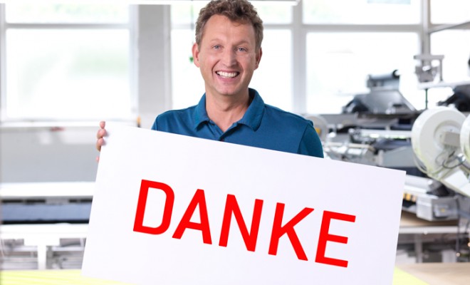 Otto Leodolter bedankt sich für die Wahl zum besten Hersteller laut SAZ Sport 2020.