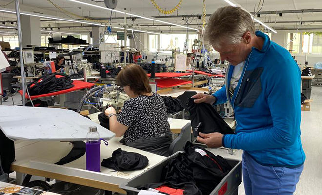 Davor zu Besuch bei Kooperationspartner LÖFFLER in Ried im Innkreis