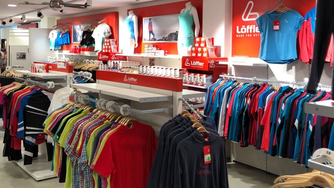 Innenansicht des Löffler Factoy Outlets