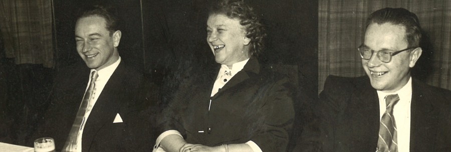 Fam. Loeffler_Elfriede Loeffler and her sons